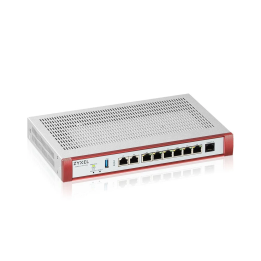 Router firewall Zyxel USG FLEX200 H Series con 8 puertos WAN