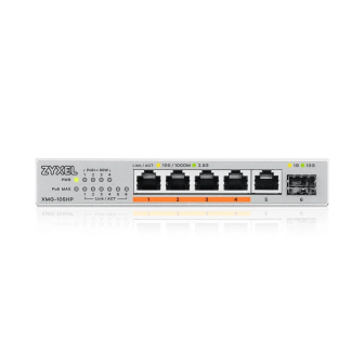 Switch Zyxel XMG-105 de 5 puertos 2,5G y 1 SFP+