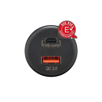 Cargador empotrable USB dual RAM Mounts USB-A/USB-C