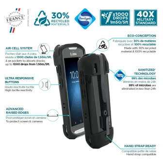 Funda protectora Mobilis para TC5X con correa de mano