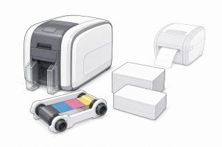 Embalaje Zebra ZXP 7 para modelo con laminador